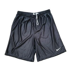 Vintage 90s Team Nike Size Large USA Made Mens Black Basketball Shorts White Tag